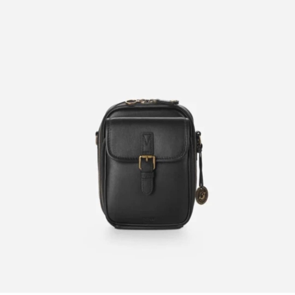 Minooy Naya Small Crossbody bag 2.0L black leather